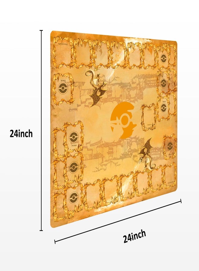 Extalas Playmat for Trading Card Game - 2-Player Trainer Mat with 31 Damage Counters and Professional Storage Bag - Image 2